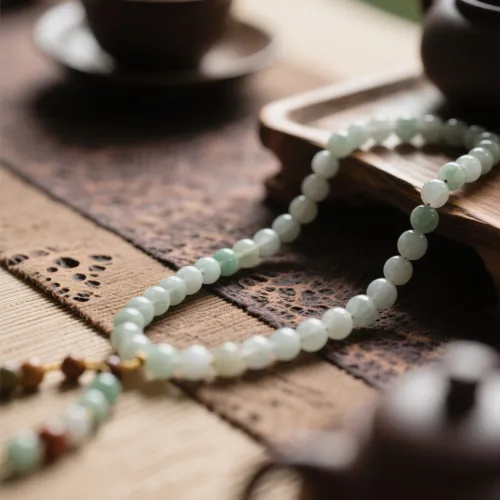 Comparison of High and Medium Grade Aventurine Cabochons